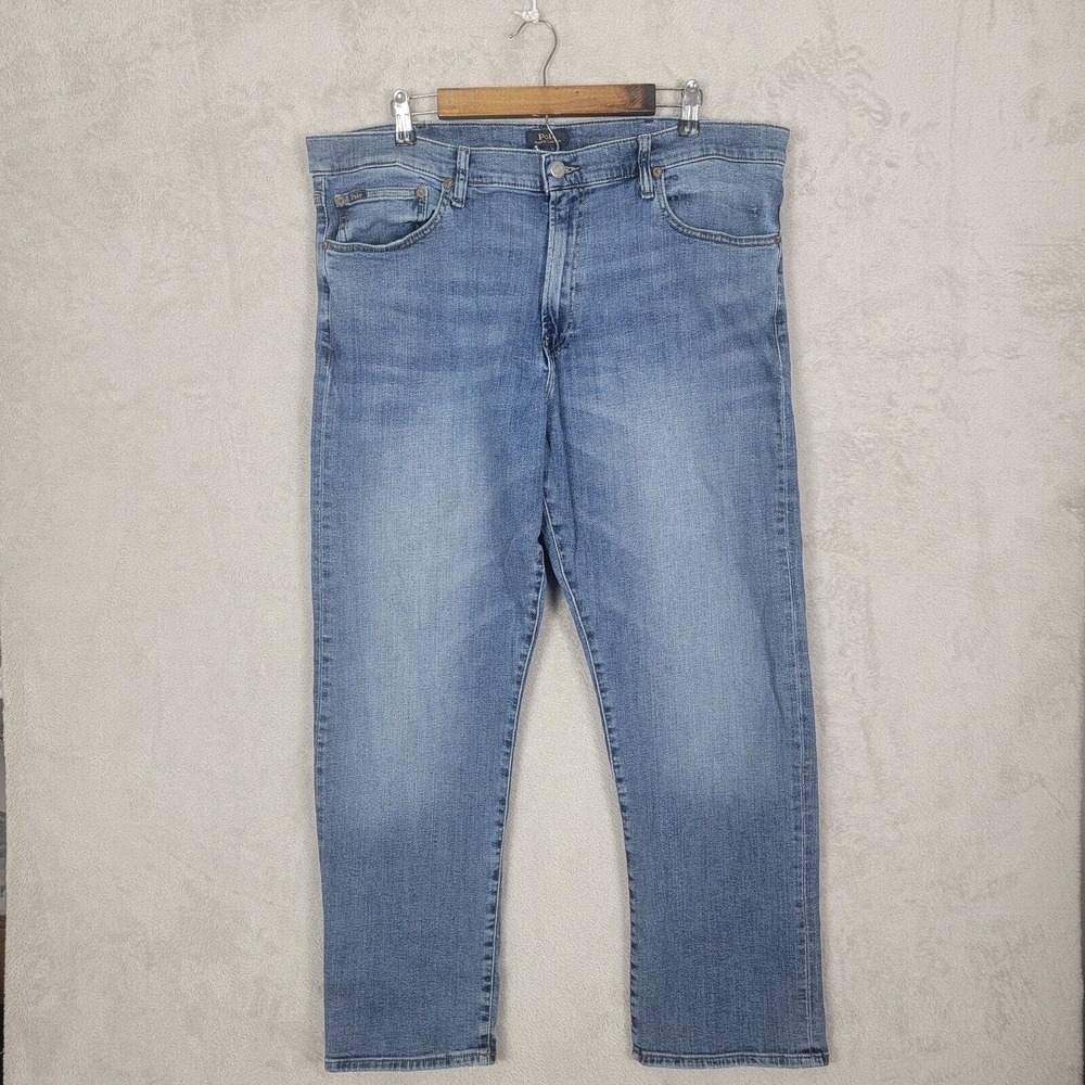 Polo Ralph Lauren Jeans Mens 38x30 The Thompson Relaxed Straight Leg Medium Wash